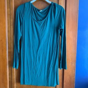 Pinkblush maternity tunic shirt small